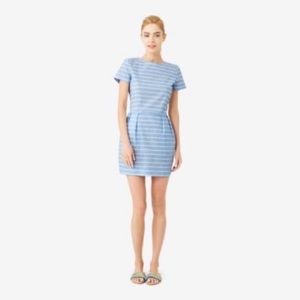 Kate Spade Saturday Pockets & Pleats Striped Mini Dress